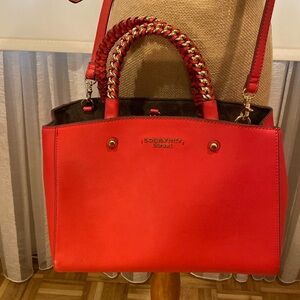 SCERVINO Street beautiful ladies tote bag with adjustable belt, inside pocket